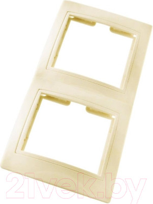 Рамка для выключателей и розеток TDM Таймыр SQ1814-0125 (слоновая кость)