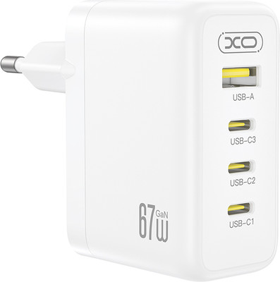 Зарядное устройство сетевое XO 67W CE39 (белый)