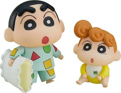 Набор фигурок коллекционных Good Smile Company Nendoroid Shinnosuke Nohara: Pajama & Himawari / GDS359