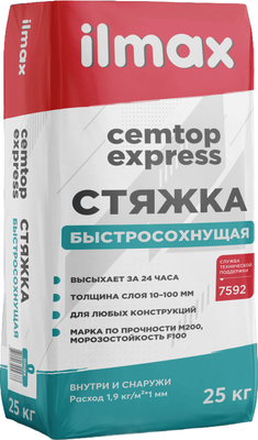 Смесь для устройства стяжек ilmax CemTopExpress (25кг)