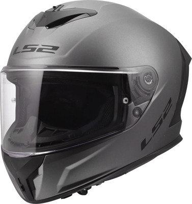 Мотошлем LS2 FF820 Rapid III Solid (S, матовый титан)