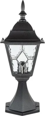 Фонарь уличный Oasis Light Quadro M lead Glass 79904MlgW Bl