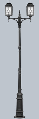 Фонарь уличный Oasis Light London L 64810LA/E7 09 Bl