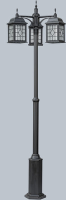 Фонарь уличный Oasis Light London L 64810LB/K/09 DOWN Bl