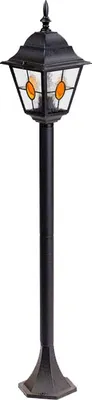 Фонарь уличный Oasis Light Quadro M lead Glass 79906MlgY Bl