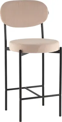 Стул барный Stool Group Бриф Original N / SG006-bmmPlb-C014 (велюр бежевый)