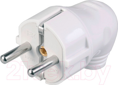 Вилка штепсельная IEK EVP11-16-01-K01 (белый)