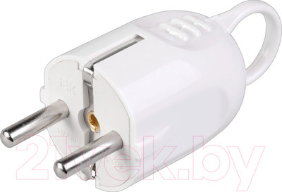 Вилка штепсельная IEK EVP12-16-01-K01 (белый)