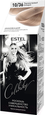Крем-краска для волос Estel Celebrity 10/36 (перламутровый блондин)