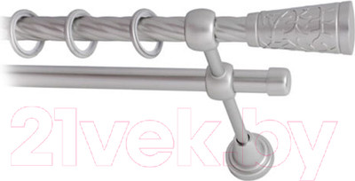 Карниз для штор Lm Decor Византия 066 2р витой (сатин, 1.8м)