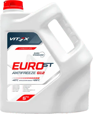 Антифриз Vitex G12 Euro SR Standart / v101904 (5кг)