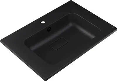 Умывальник Symbolite Соул 70x48 (кварц, антрацит)