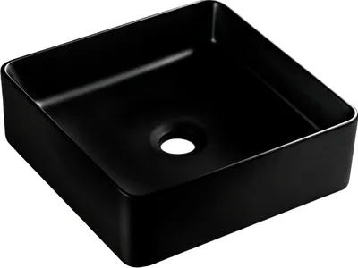 Умывальник Saniteco KW-1418MB (матовый черный)