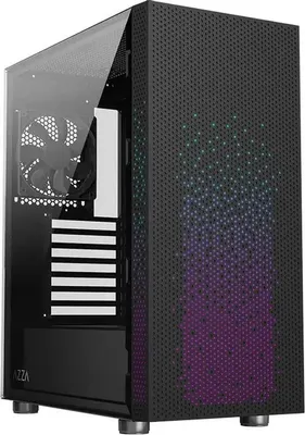 Корпус для компьютера AZZA Celesta F CSAZ-340F (черный, без БП)