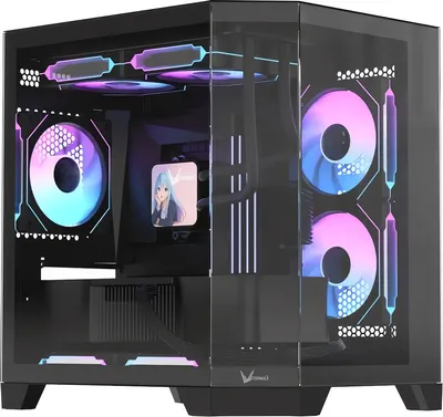 Корпус для компьютера Formula Crystal Z6M Floe (черный, без БП)