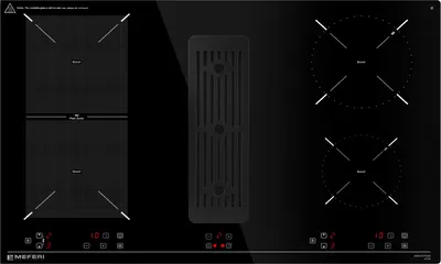 Индукционная варочная панель MEFERI XSMART35IX с вытяжкой Ultra