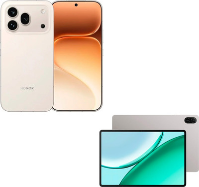 Смартфон HONOR 600 Pro 12GB/256GB + Планшет Pad X8b 4GB/128GB Wi-Fi (бежевый/серый космос)