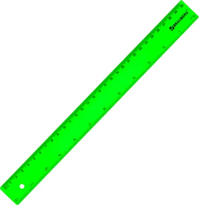 Линейка Brauberg 210839 (ассорти)