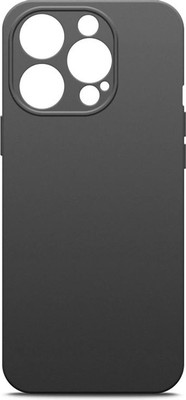 Чехол-накладка BoraSCO Microfiber Case для Apple iPhone 15 Pro / 72429 (черный)