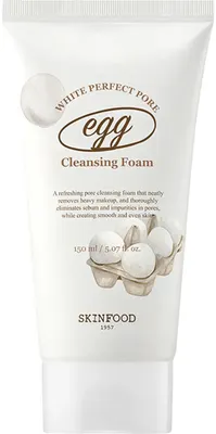 Пенка для умывания SKINFOOD EGG White Perfect Pore Cleansing Foam (150мл)