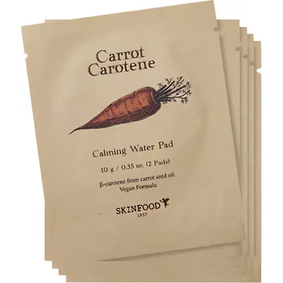 Пэд для лица SKINFOOD Carrot Carotene Calming Water Pad Set (10x50г)