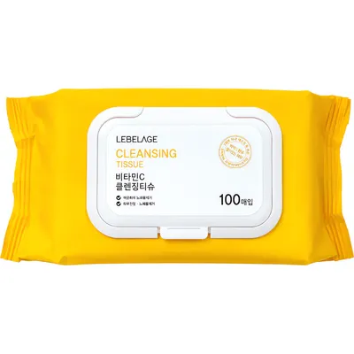 Салфетки для снятия макияжа Lebelage Vitamin C Cleansing Tissue (100шт)