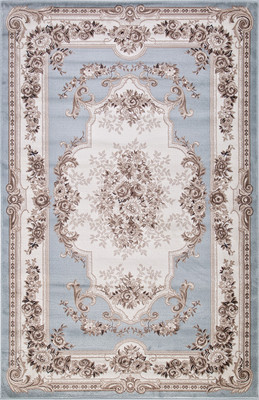 Ковер Merinos Valencia Deluxe 4015-STAN-L.BLUE-BROWN (3x4)