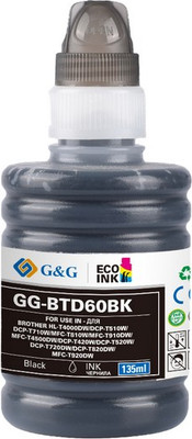 Контейнер с чернилами G&G GG-BTD60BK (135мл, черный)