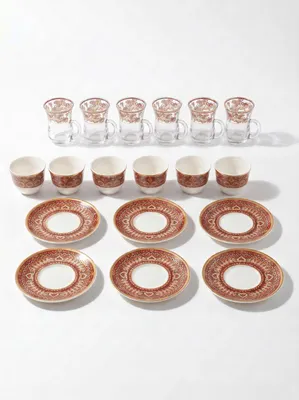 Набор для чая/кофе Hobby Lobby 21 Pieces Flask Set (рисунок 2)