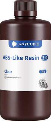 Фотополимерная смола для 3D-принтера Anycubic ABS-Like 3.0 / SABL3CL-10 (1л, прозрачный)