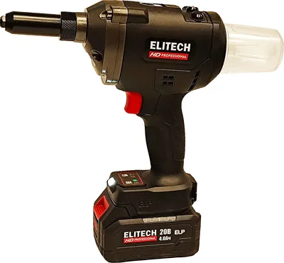 Аккумуляторный заклепочник Elitech CRG 2063BL / E2208.023.01