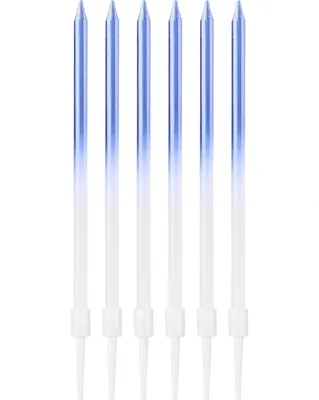 Набор свечей для торта S.G. Home Коктейльные SG-CC-6DB (6шт, синий)