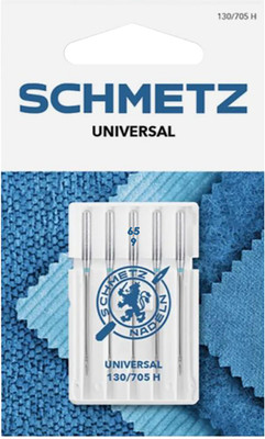 Набор игл для бытовой швейной машины Schmetz 130/705H 65-5 Universal NM65 (5шт)