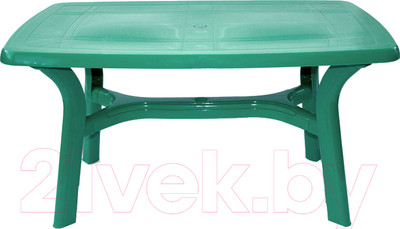 Стол пластиковый Стандарт Пластик Групп Премиум 140х85 (темно-зеленый)