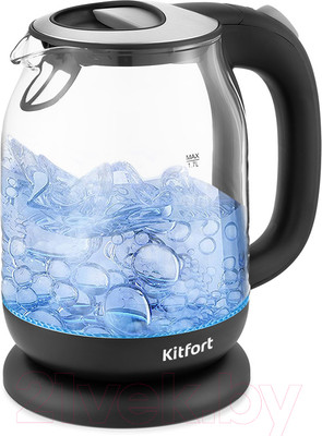 Электрочайник Kitfort KT-654-5 (серый)