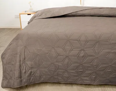 Покрывало MATEX Decorative Cover Flower / 69-454 (темно-коричневый)