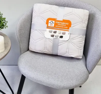 Покрывало MATEX Decorative Cover Flower / 69-461 (светло-серый/бело-серый)