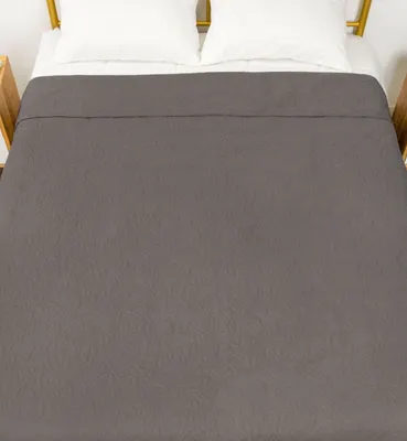 Покрывало MATEX Decorative Cover Leaves / 69-492 (темно-серый)