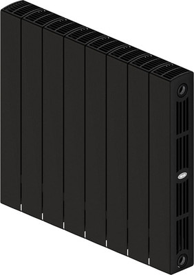 Радиатор биметаллический Rifar Supremo 500 / 4RS50-8-AN (8 секций, антрацит)