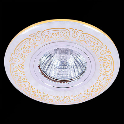 Точечный светильник Reluce 09502-9.0-001MN MR16+LED3W WH/GD