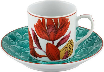Чашка с блюдцем Vista Alegre Lotus Liberty / 21147774