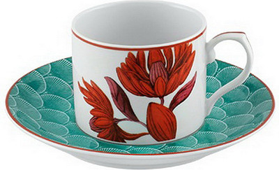 Чашка с блюдцем Vista Alegre Lotus Liberty / 21147896