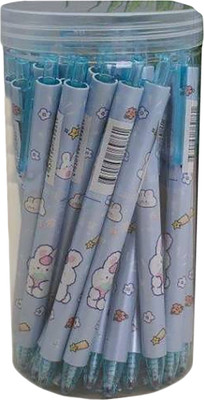 Набор шариковых ручек ILikeGift Синие зайчики / 123P-040 (30шт)