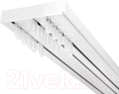 Карниз для штор СинДекор 3-рядный (2.1м)