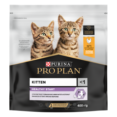 Сухой корм для кошек Pro Plan Junior с курицей (400г)