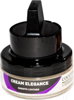 Крем для обуви Coccine Cream Elegance жидкая с губкой для гладкой кожи (50мл, белый)