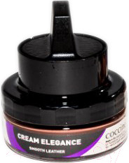 Крем для обуви Coccine Cream Elegance с губкой для гладкой кожи (50мл, коричневый)