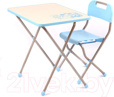 Комплект мебели с детским столом Ника КПР/1 Ретро (голубой)