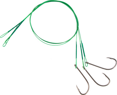Поводок рыболовный Namazu Leader 1х7 Nylon Coated Green d-0.33мм / N-LS33-30BH1L