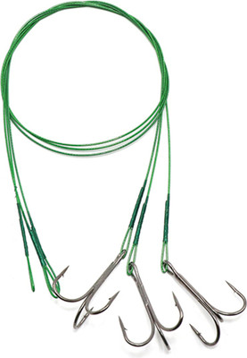 Поводок рыболовный Namazu Leader 1х7 Nylon Coated Green d-0.48мм / N-LS48-40TR1L
